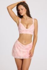 Embellished Bralette in Soft Pink Ombre - Image 5