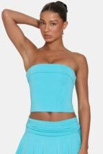ButterCloud? Tube Top in Aqua - Image 4