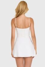 Modal Mini Dress in Coconut - Image 3
