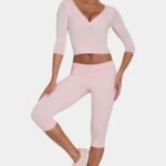 Ombralye Capri Leggings in Blush
