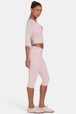 Ombralye Capri Leggings in Blush - Image 3