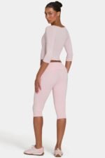 Ombralye Capri Leggings in Blush - Image 2