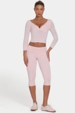 Ombralye Capri Leggings in Blush - Image 5