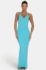 Ombralye Maxi Dress in Aqua - Image 5