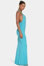 Ombralye Maxi Dress in Aqua - Image 3