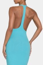 Ombralye Maxi Dress in Aqua - Image 4