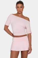 Ombralye Mini Skort in Blush - Image 5