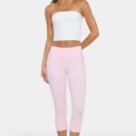 Soft Active Capri Leggings in Sorbet