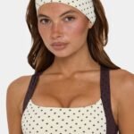 Soft Active Headband in Cookie Butter