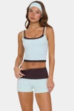Soft Active Double-Layer Tank Top in Mint Chip - Image 2