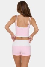 Soft Active Double-Layer Tank Top in Sorbet - Image 3