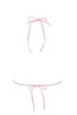 Triangle Bikini Top in Baby Pink - Image 4