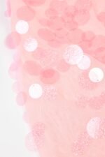 Embellished Mini Dress in Baby Pink - Image 7