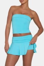 ButterCloud? Mini Skort in Aqua - Image 4