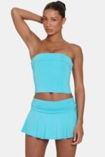 ButterCloud? Mini Skort in Aqua - Image 5