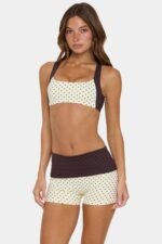 Soft Active Medium-Impact Sports Bra in Cookie Butter