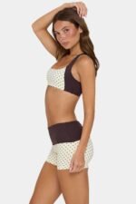 Soft Active Medium-Impact Sports Bra in Cookie Butter - Image 4