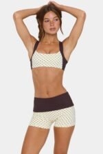 Soft Active Medium-Impact Sports Bra in Cookie Butter - Image 5