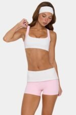 Soft Active Medium-Impact Sports Bra in Cotton Candy
