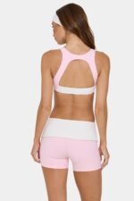 Soft Active Medium-Impact Sports Bra in Cotton Candy - Image 3