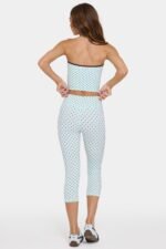 Soft Active Capri Leggings in Mint Chip - Image 2