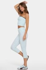 Soft Active Capri Leggings in Mint Chip - Image 3