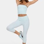 Soft Active Capri Leggings in Mint Chip