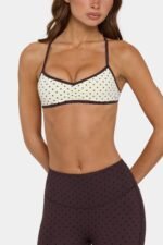Soft Active Low-Impact Sports Bra in Cookie Butter - Image 4