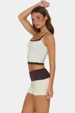 Soft Active Double-Layer Tank Top in Cookie Butter - Image 4