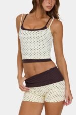 Soft Active Double-Layer Tank Top in Cookie Butter - Image 2