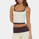 Soft Active Double-Layer Tank Top in Cookie Butter