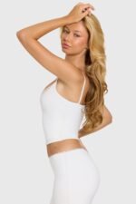 Modal Lace-Trim Top in Coconut - Image 4