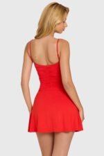 Modal Mini Dress in Cherry - Image 3