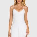 Modal Mini Dress in Coconut