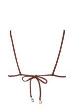 Triangle Bikini Top in Chocolate - Image 4