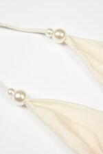 Halterneck Thong Swimsuit in Pearl - Image 6