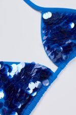 Triangle Bikini Top in Sapphire - Image 5