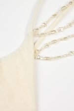Multi-Strap Cheeky Bikini Bottoms  in Pearl - Image 3