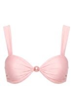 Bikini Top in Baby Pink - Image 3