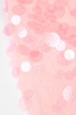 Embellished Mini Dress in Baby Pink - Image 7