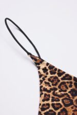 Thong Bikini Bottoms in Leopard Print - Image 5
